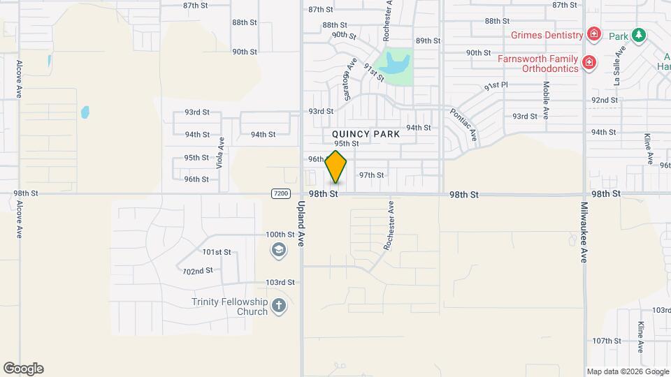 9714 Saratoga Ave Map and Location Details