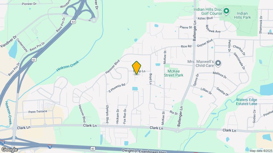 1802 Starlight Dr Map and Location Details