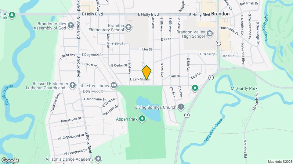600 E Aspen Blvd Map and Location Details