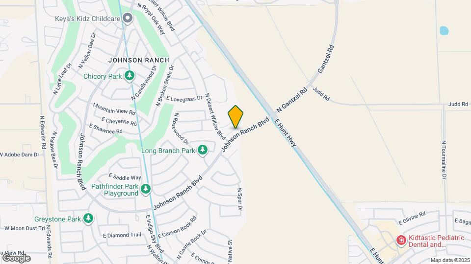 1285 E Palomino Way Mapa y Detalles de la Ubicación