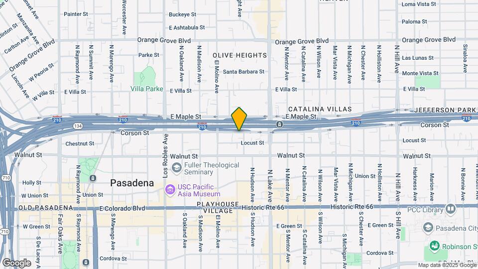301 N Hudson Ave-Unit -B Map and Location Details