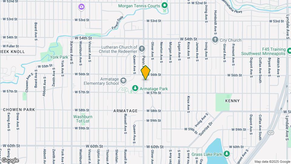 5621 Penn Ave S Map and Location Details