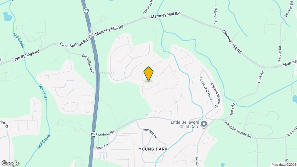 6389 Hillview Ln Map and Location Details