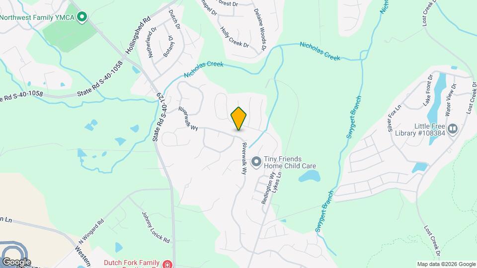 1106 Riverwalk Way Map and Location Details