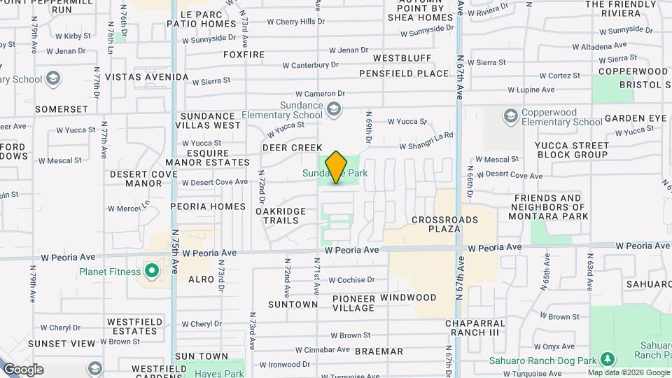 7032 W Lincoln St Map and Location Details