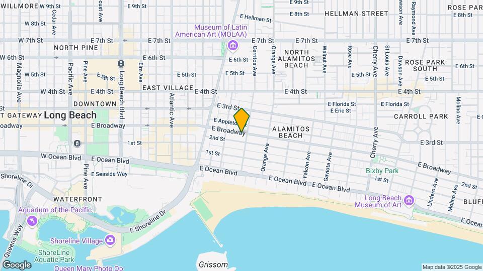 1058 E Broadway Mapa y Detalles de la Ubicación
