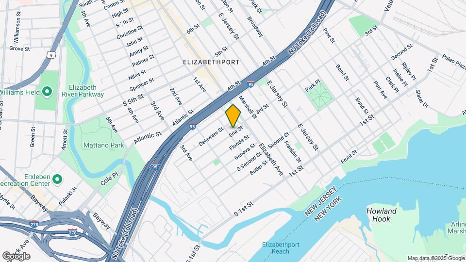 21 Erie St Mapa y Detalles de la Ubicación