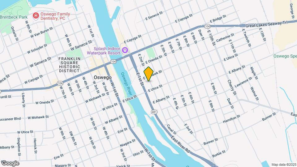 160 E 2nd St Mapa y Detalles de la Ubicación