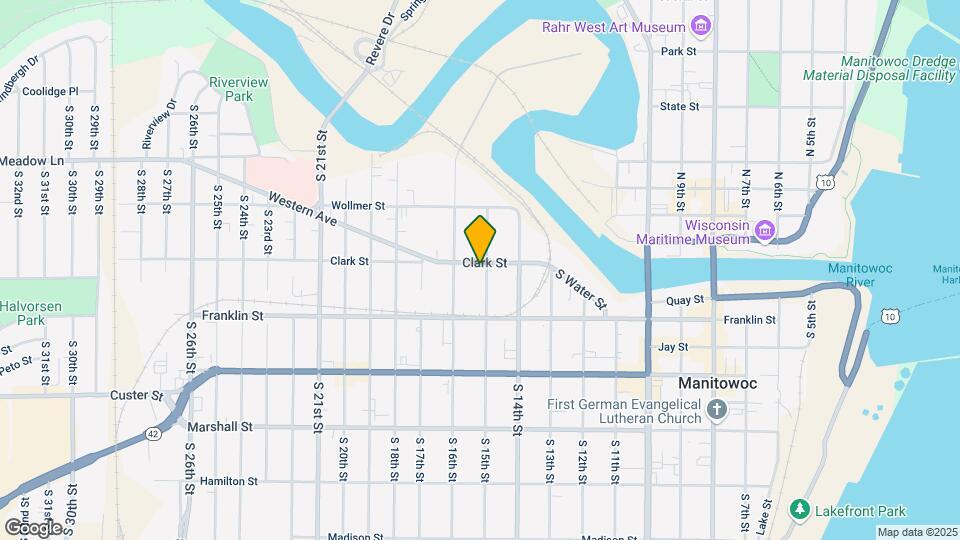 1501 Clark St Map and Location Details