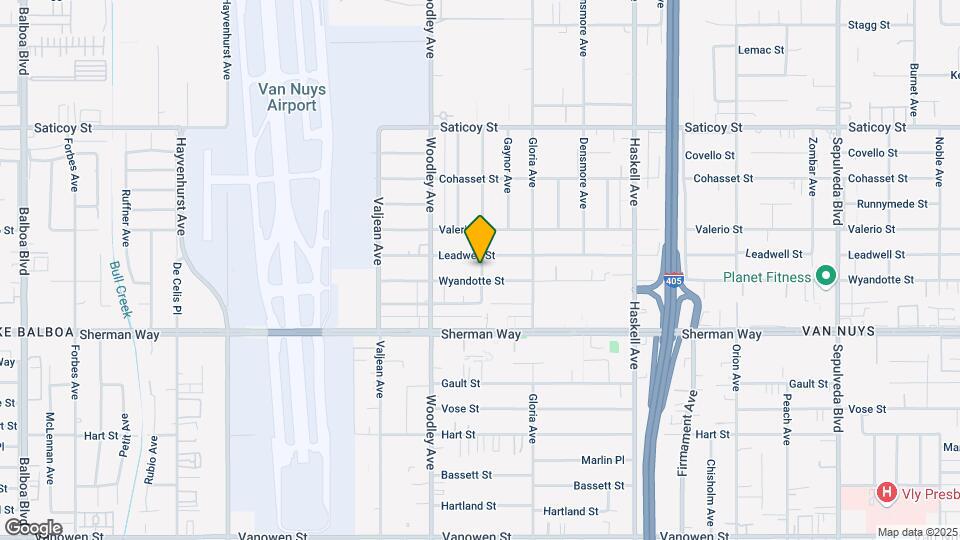 7311 Gaviota Ave Map and Location Details