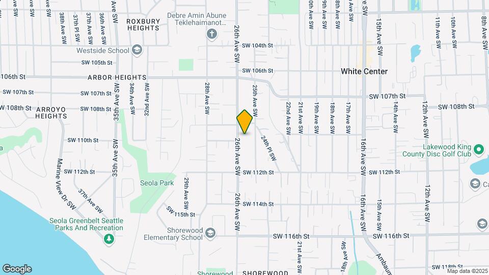 10928 26th Ave SW Map and Location Details