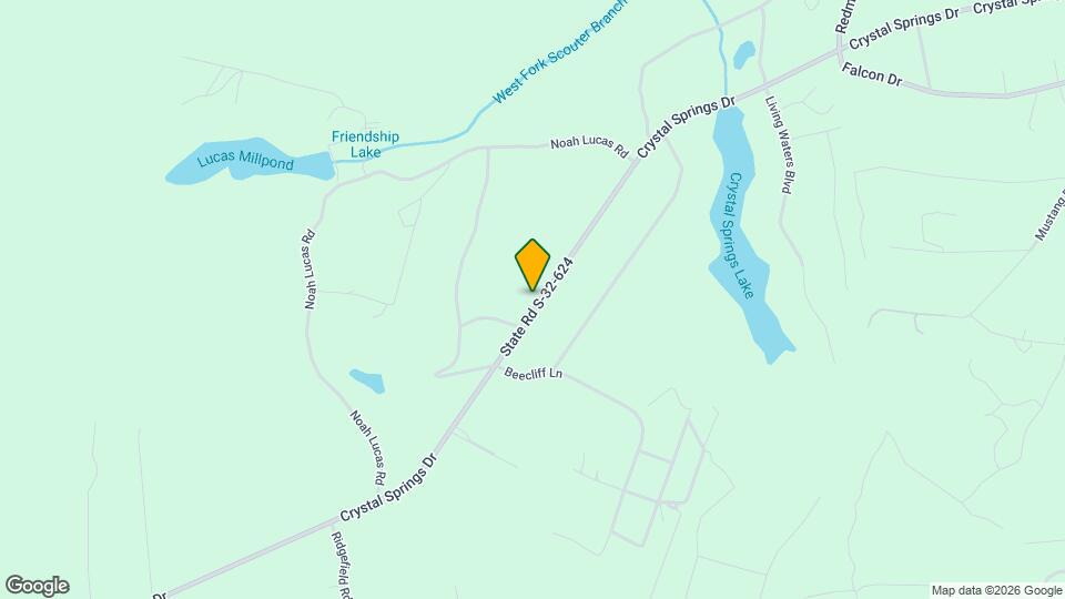 610 Crystal Springs Dr Map and Location Details