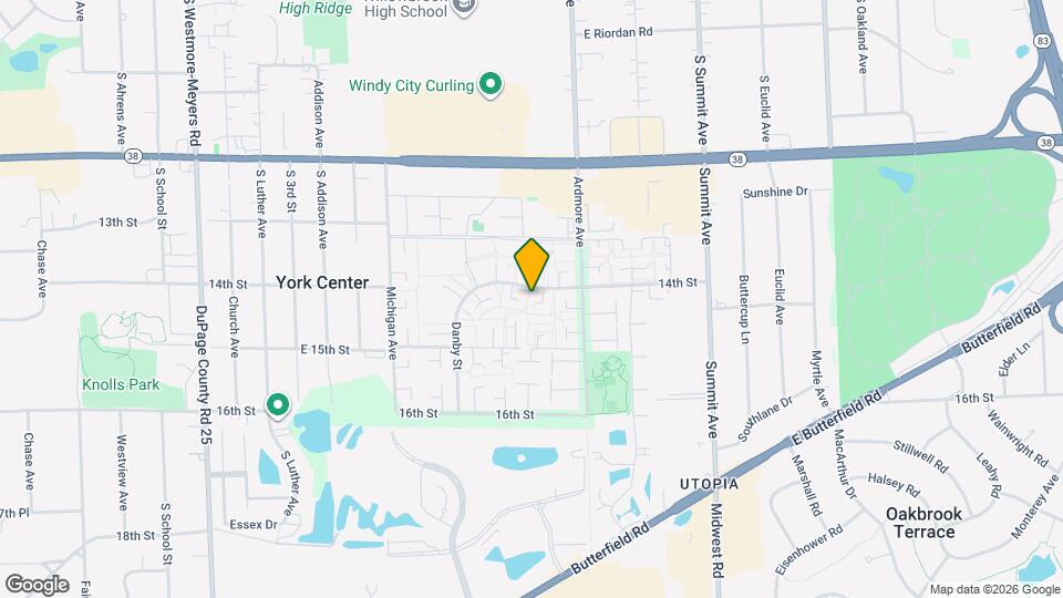 1S213 Holyoke Ln Map and Location Details