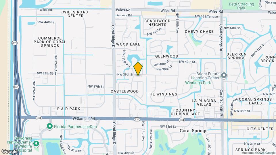 11440 NW 39th St Map and Location Details