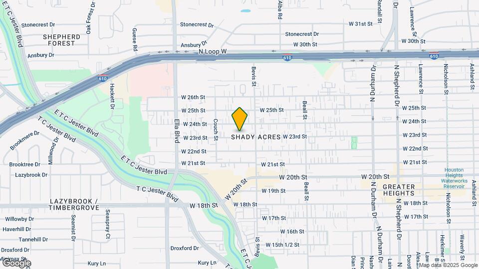 1333 W 23rd St Map and Location Details