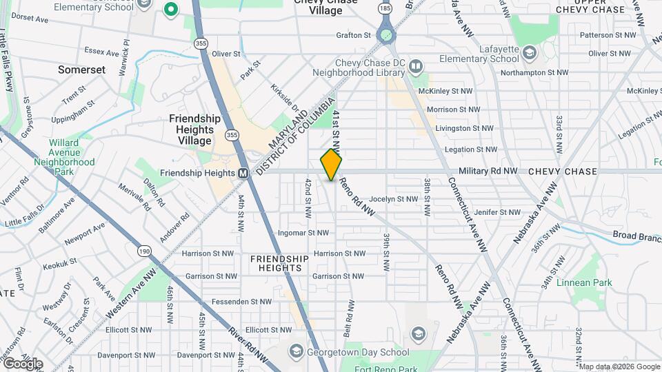 5338 41st St NW Map and Location Details