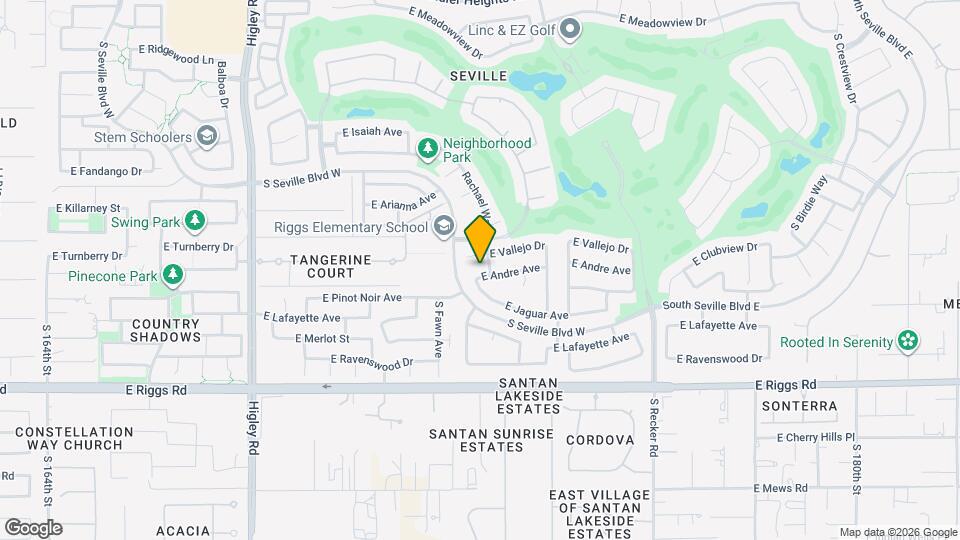 3656 E Andre Ave Map and Location Details