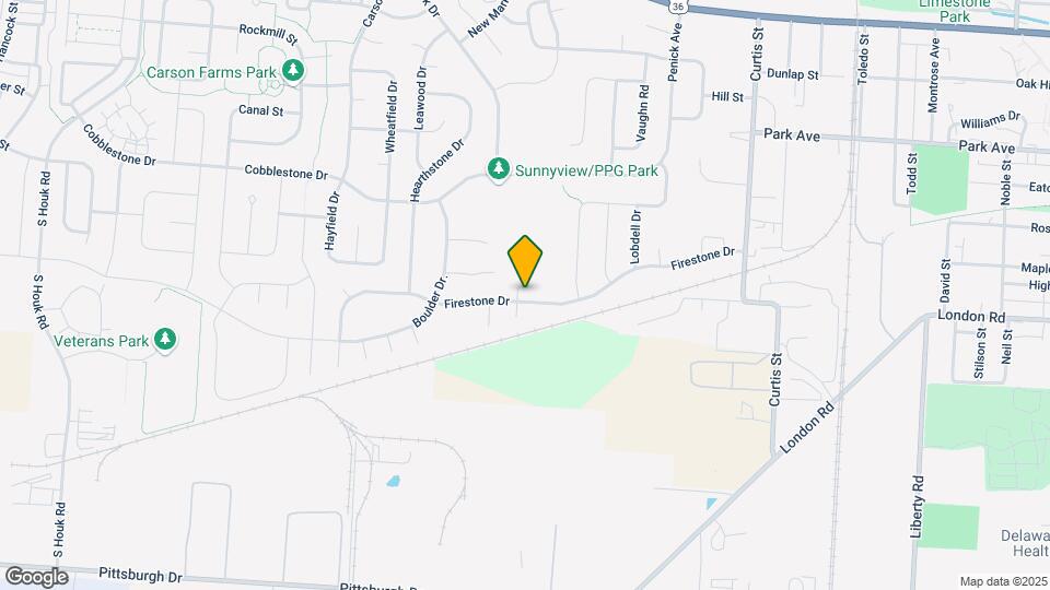218 Firestone Dr Map and Location Details