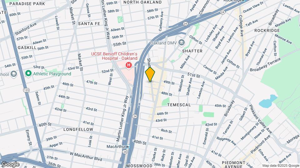 4811 Shattuck Ave. Map and Location Details