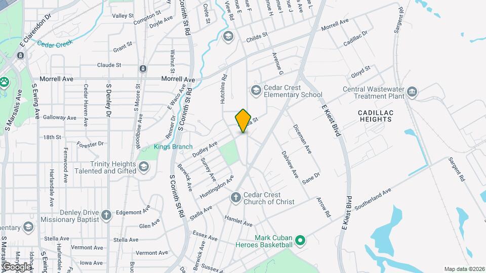 1211 Bonnie View Rd Map and Location Details