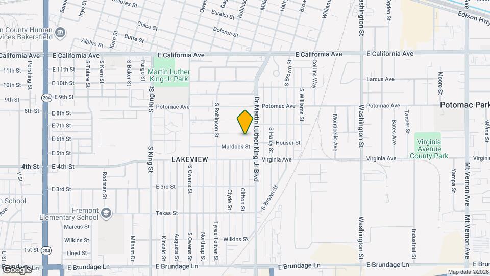 1501 Ralston St Map and Location Details
