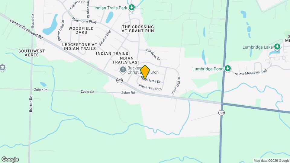 1363 Wild Horse Dr Mapa y Detalles de la Ubicación