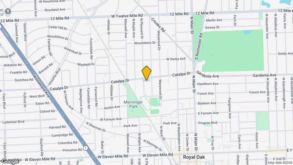 940 N Pleasant St Map and Location Details