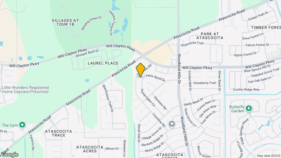 17623 Huntersglen Cir Map and Location Details