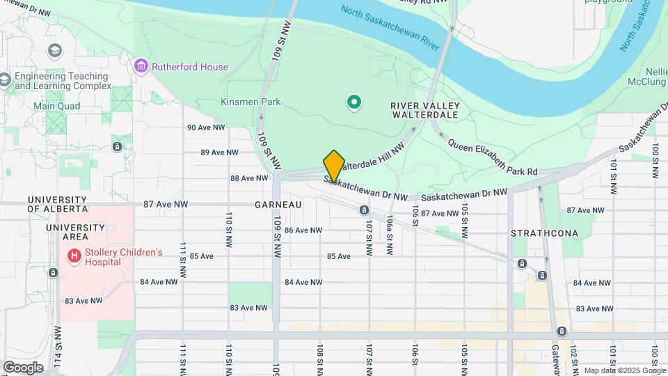 10731 Saskatchewan Dr NW Map and Location Details