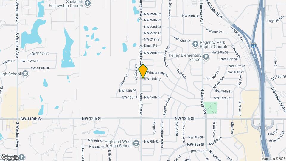 1540 N Santa Fe Ave Map and Location Details