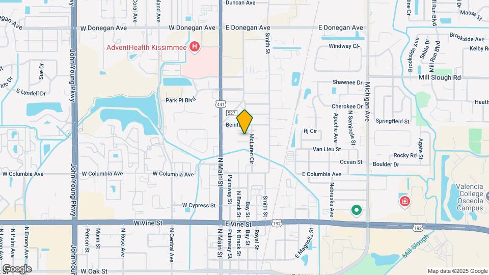 Kissimmee Homes Mapa y Detalles de la Ubicación