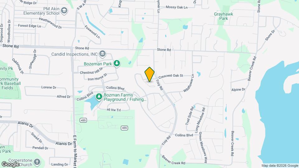 1601 Canyon Creek Ct Map and Location Details