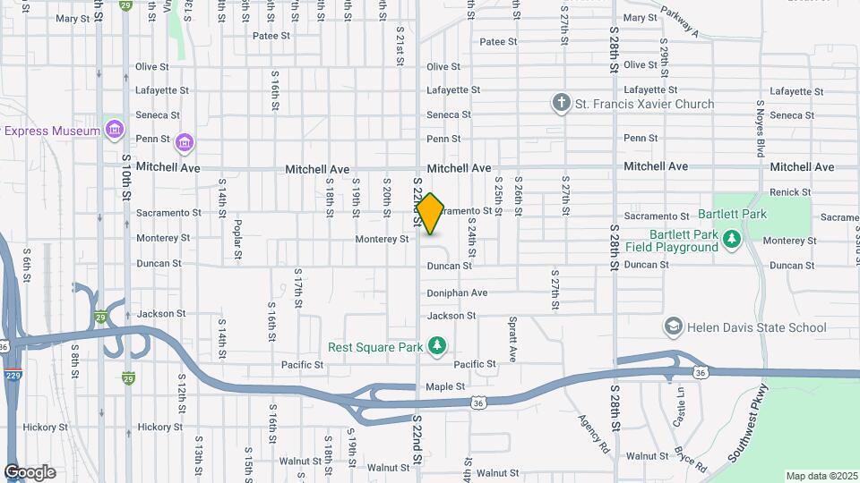 2205 Monterey Dr Map and Location Details