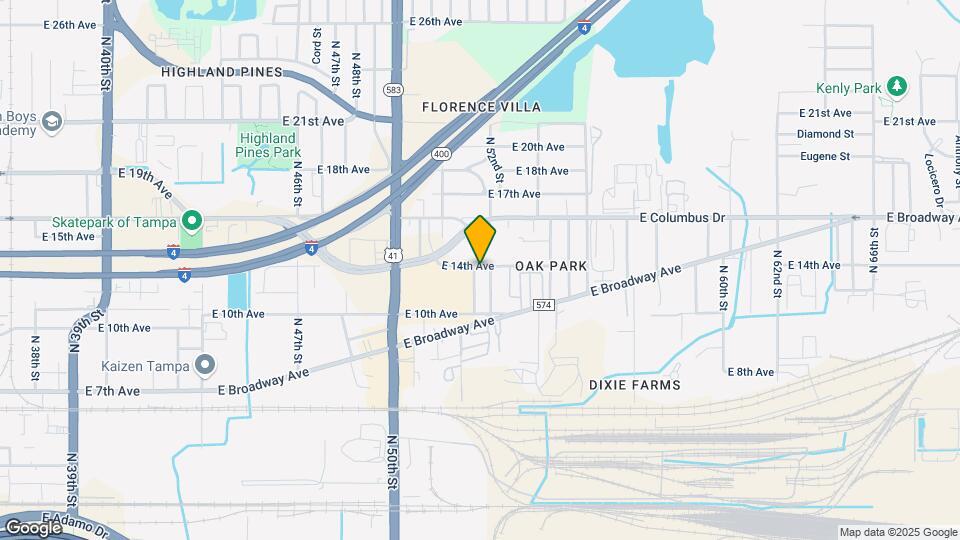 2321 N Whittier St Map and Location Details