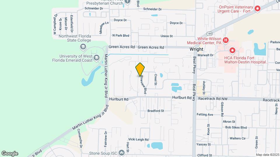 1010 Pineview Blvd Map and Location Details