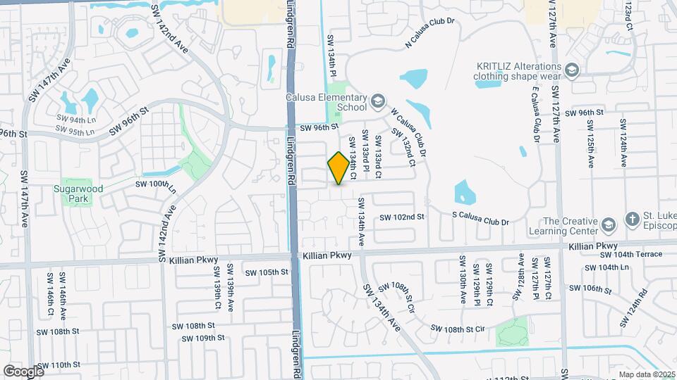 13447 SW 101st Ln Map and Location Details