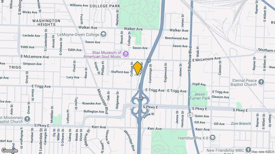 1227 Azalia St Mapa y Detalles de la Ubicación
