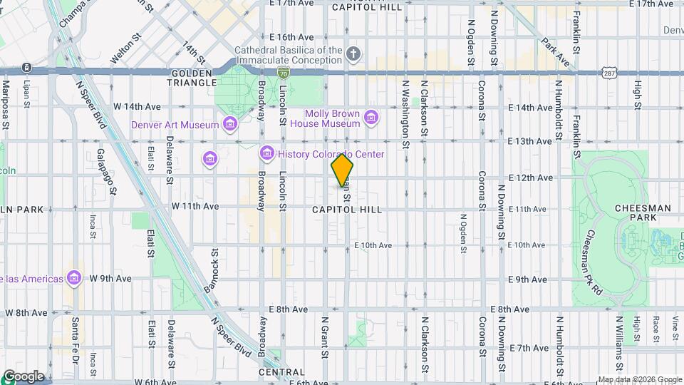 1143 Logan St Map and Location Details