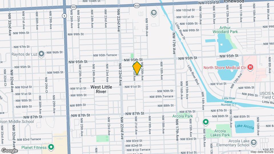 2034 NW 93rd St Map and Location Details