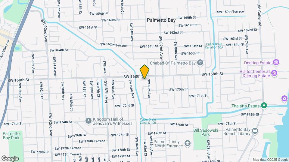 8324 SW 168th Terrace Map and Location Details