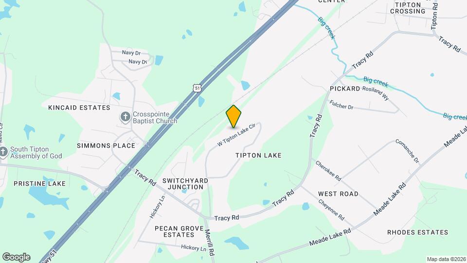 481 W Tipton Lake Cir Map and Location Details