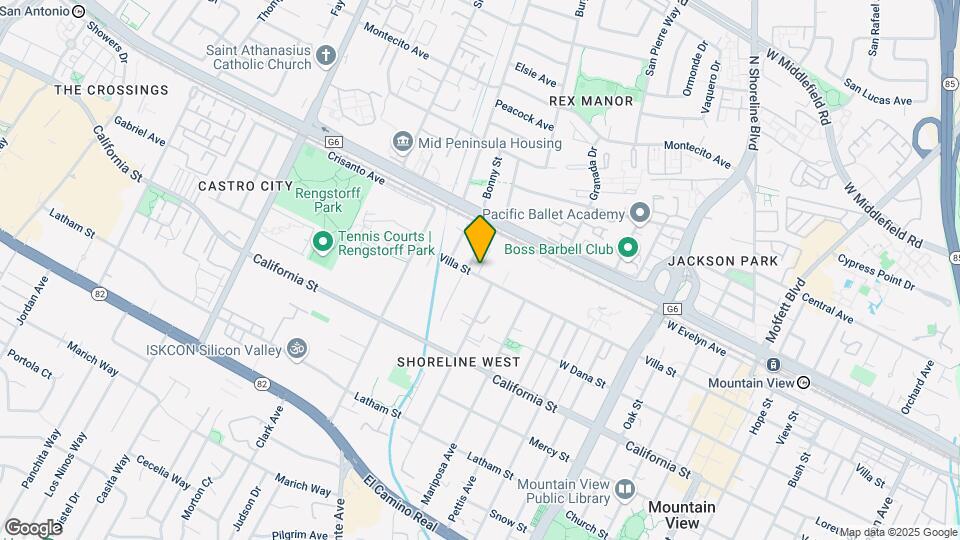 1734 Villa St Mapa y Detalles de la Ubicación