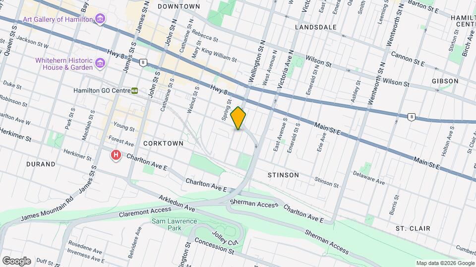 91 WELLINGTON St Map and Location Details