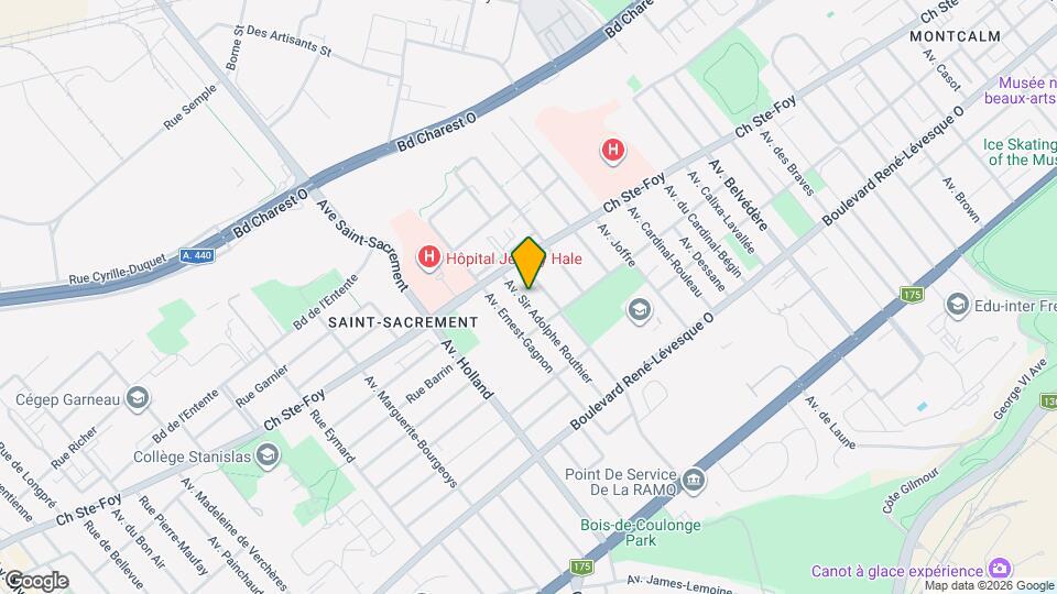 819-831 Sir-Adolphe-Routhier Ave Map and Location Details