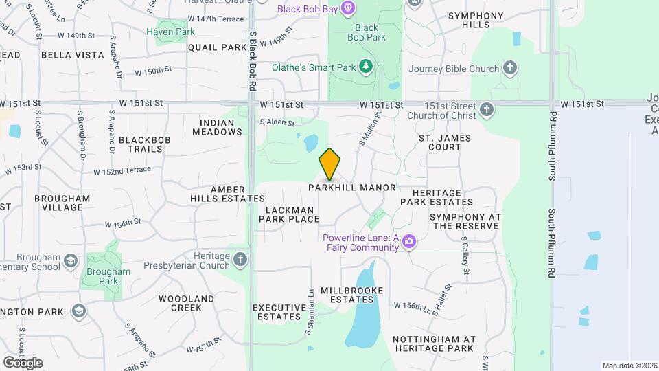 15246 S Acuff Ln Map and Location Details