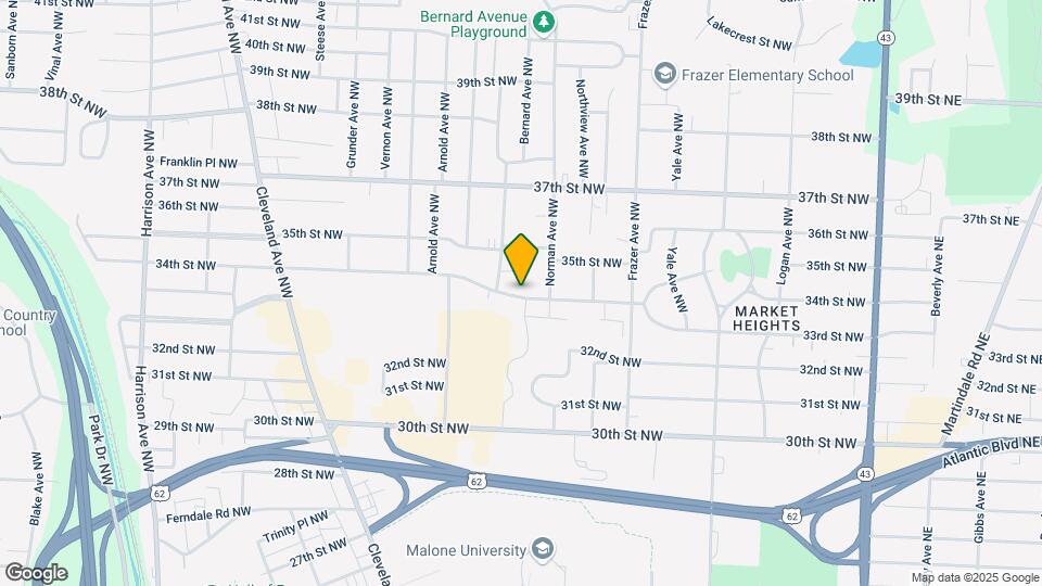 839 34th St NW Map and Location Details