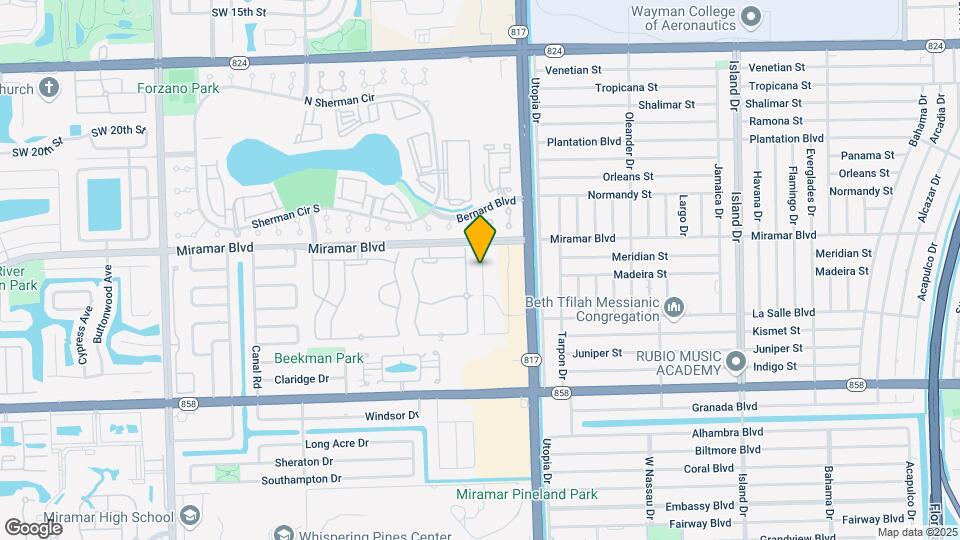 2574 SW 81st Terrace Map and Location Details