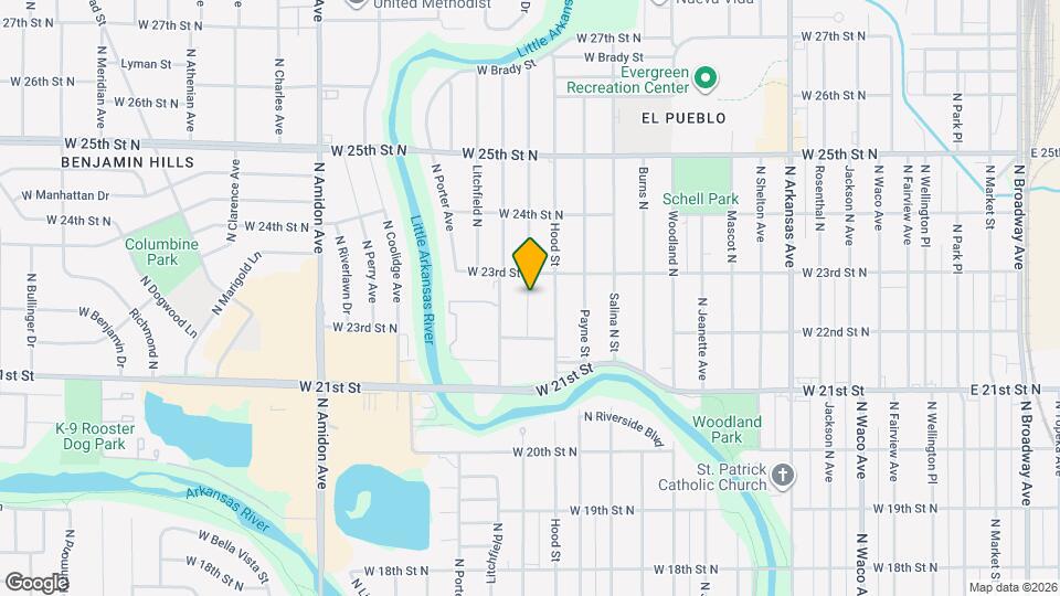 2362 N Garland St Map and Location Details