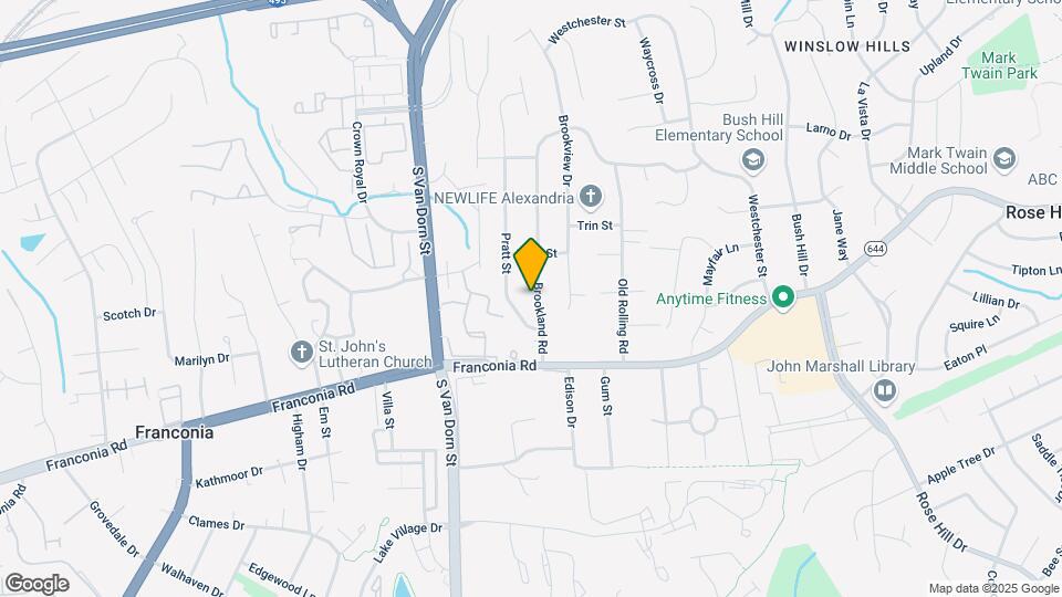 6008 Brookland Rd Map and Location Details