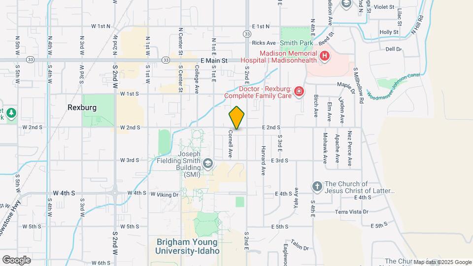 156 E 2nd S Map and Location Details